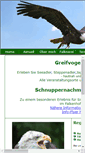 Mobile Screenshot of falknerei-ruchlak.de